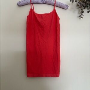 Coral stretchy Y2K Women's Tank Top